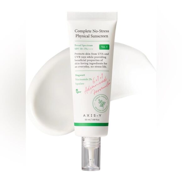 AXIS-Y Complete No-Stress Physical/Mineral Sunscreen - SPF 50 w/ 2% Niacinamide - Picture 1 of 6